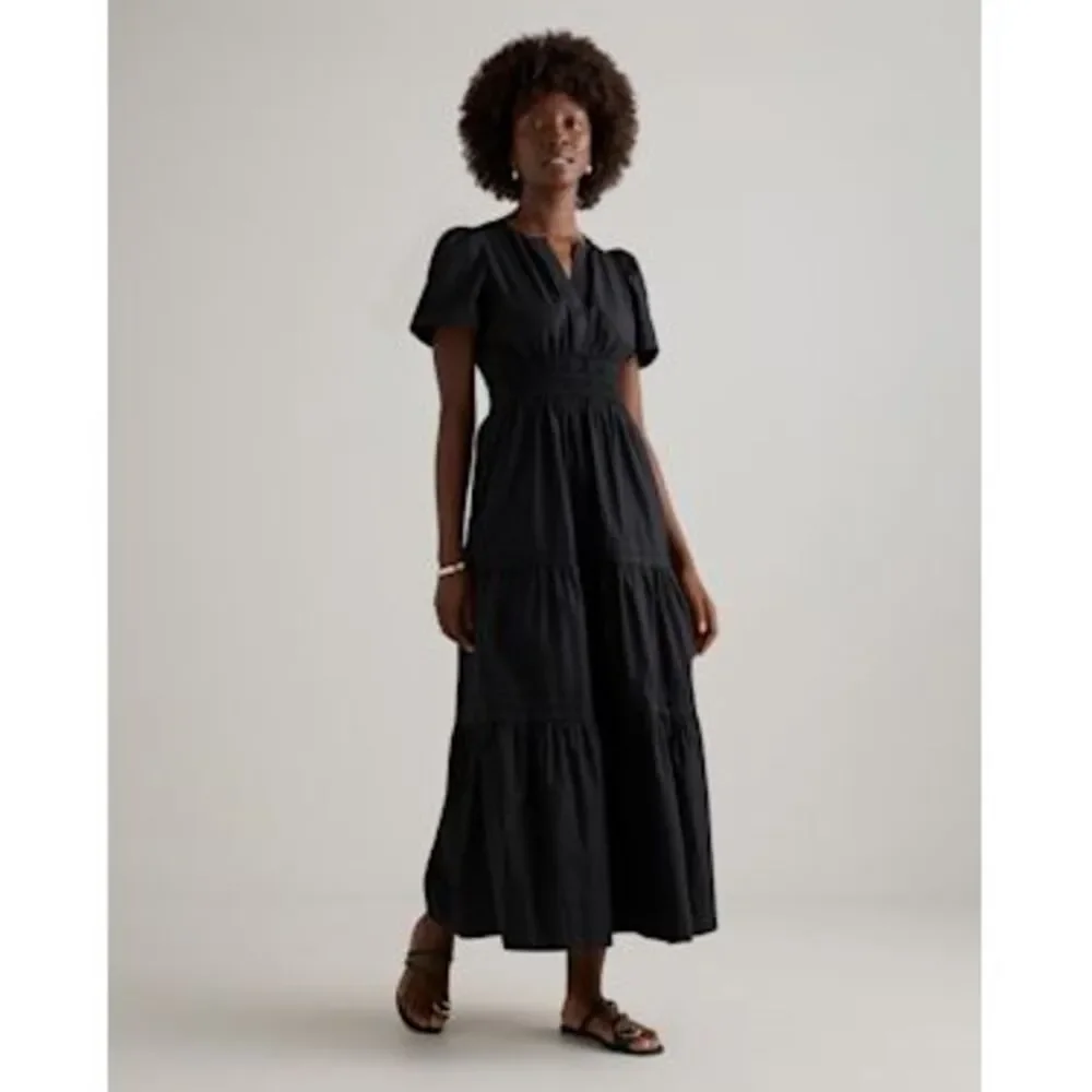 Quince Black Maxi Dress - Picture 1 of 3